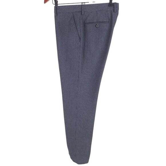 Etro Houndstooth-jacquard Cotton Trousers Size IT 52 US 36 L Mens Gray Pant $575 - Picture 1 of 9